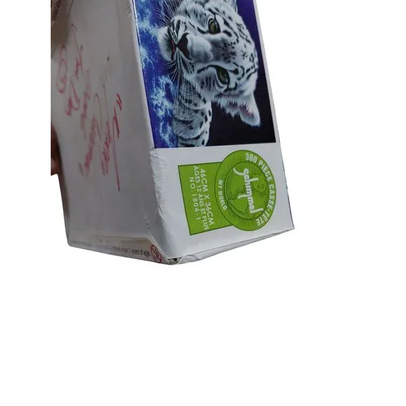 Vtg 2004 NOS Schimmel 300-Piece Snow Leopard Puzzle By Ceaco Ages 12+ My World - Picture 6 of 6